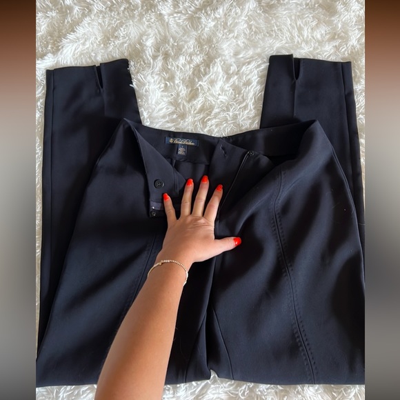 ⭐️Brooks Brothers trouser slacks size 2 navy blue⭐️ - Picture 1 of 4